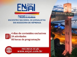 ENJAI 2023: Assessoria de imprensa  a principal atividade de 43,4% dos jornalistas brasileiros