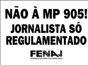 Fenaj e Sindicatos de Jornalistas intensificam mobilizao contra MP 905
