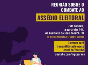 Curitiba ter ato contra o assdio eleitoral na sede do MPT